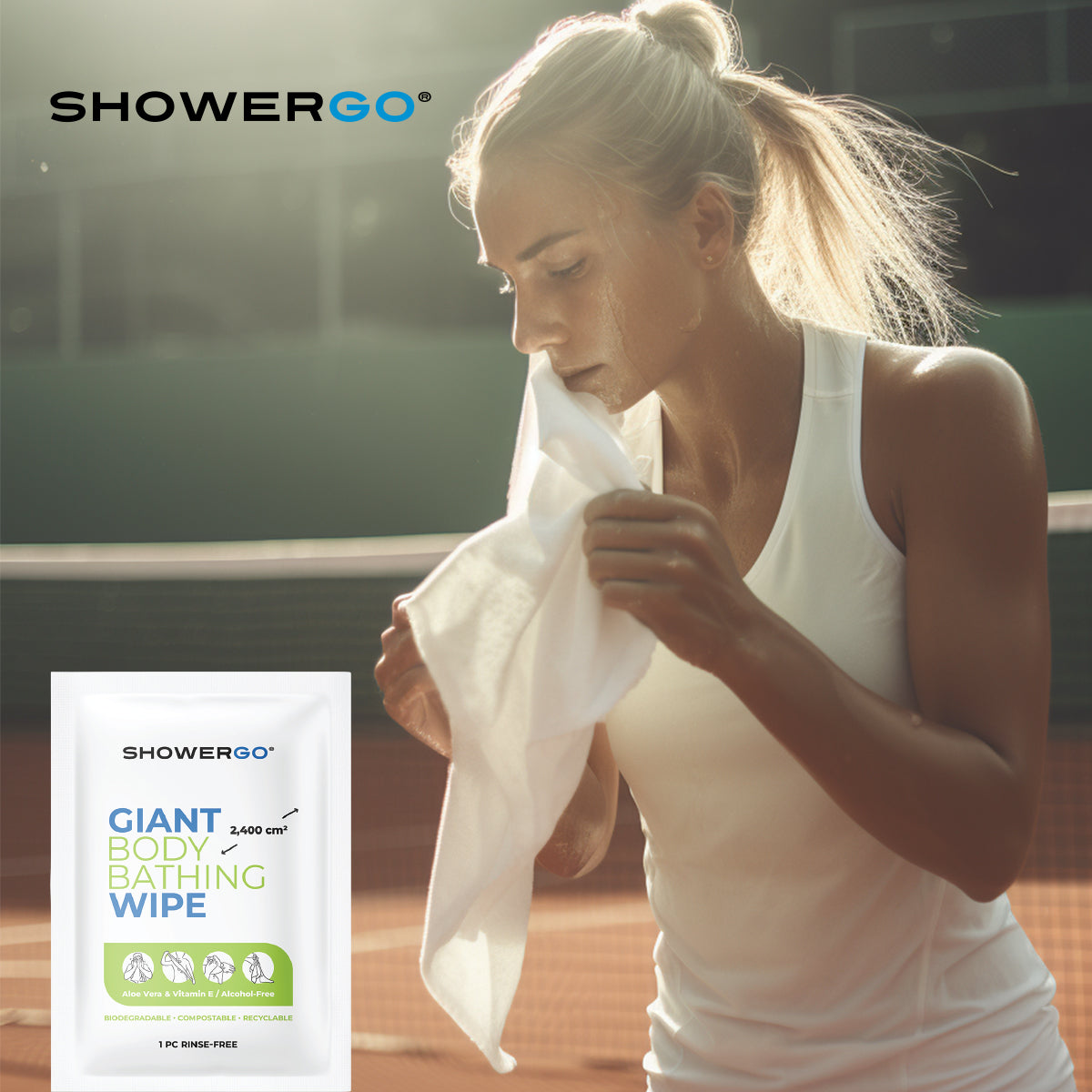 Giant Body Bathing Wipe (1 Piece)- SHOWERGO