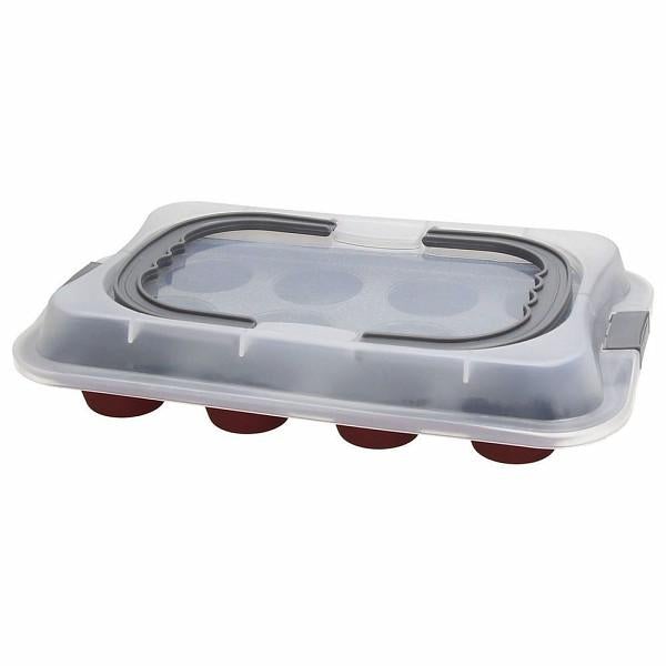 12 Cups Muffin Mold 6cm With Takeaway Cover- Tognana
