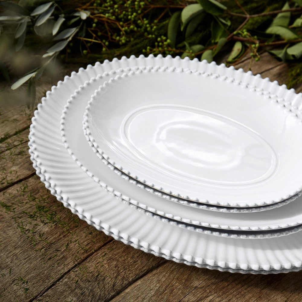 Oval Platter Large 51cm Pearl- Costa Nova