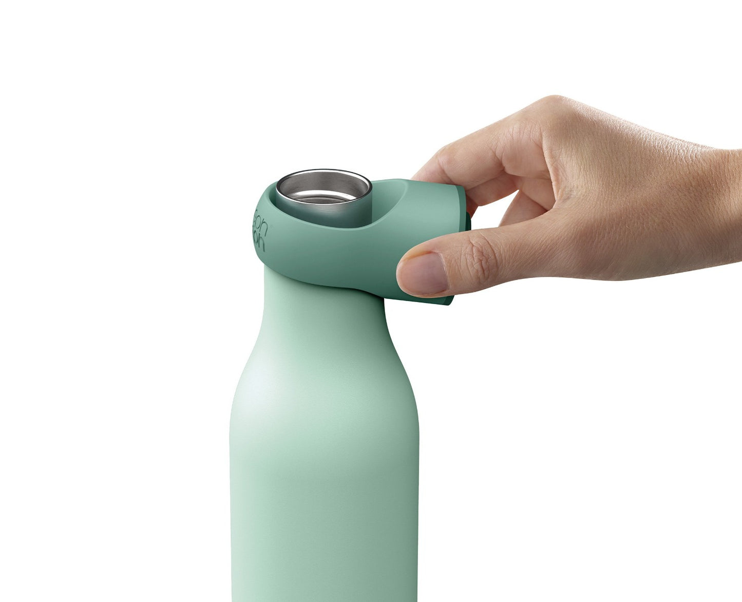 Loop™ 500ml Stainless-steel Vacuum Insulated Water Bottle Green- Joseph Joseph