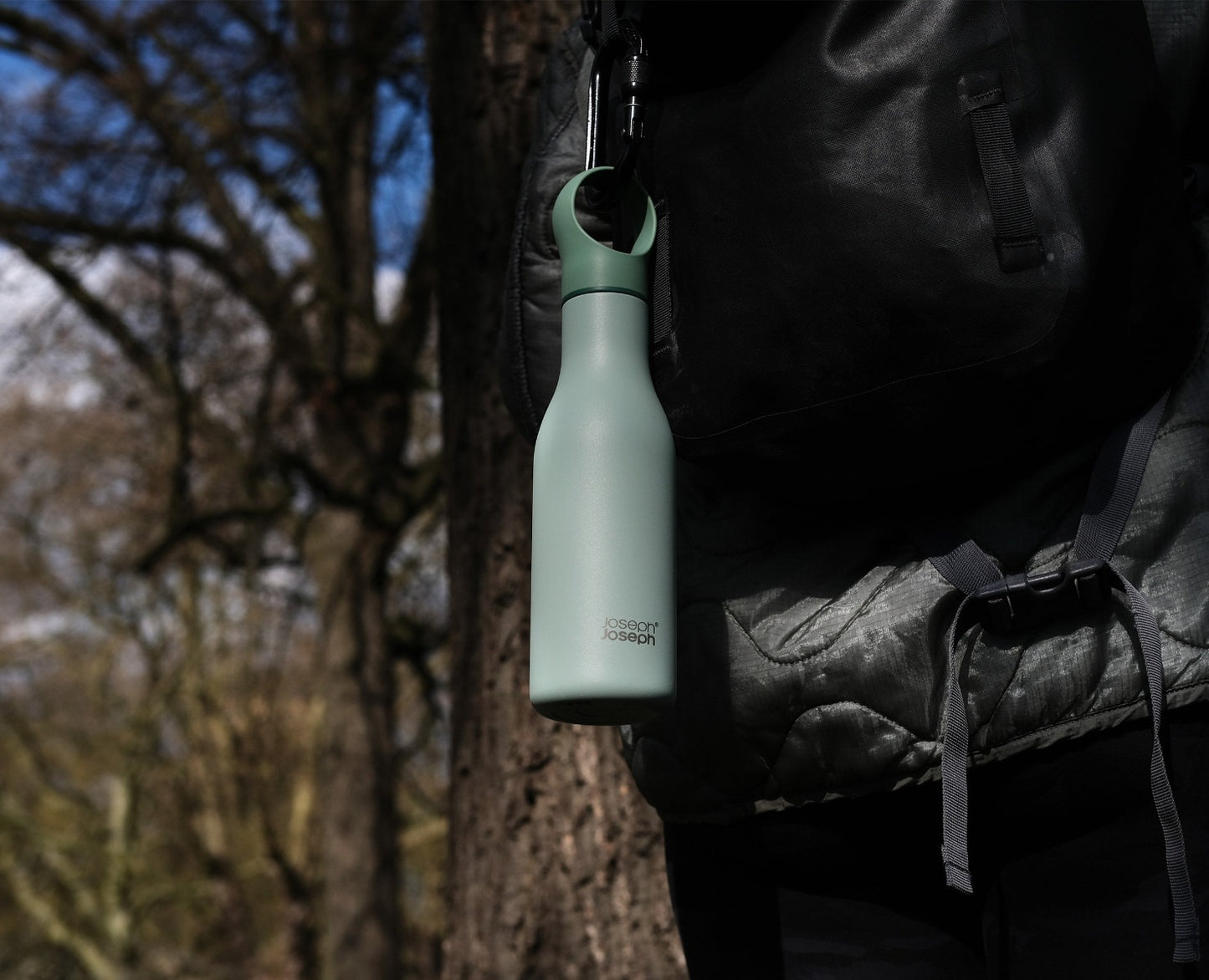 Loop™ 500ml Stainless-steel Vacuum Insulated Water Bottle Green- Joseph Joseph