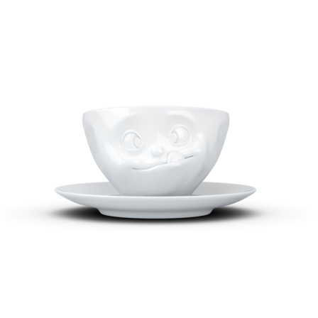 كوب قهوة 200 مل "لذيذ" ابيض - 58Products