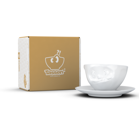 كوب قهوة 200 مل "لذيذ" ابيض - 58Products