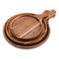 Round Wooden Food Tray 40 cm - Vague