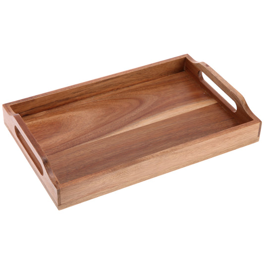 Rectangular Wooden Tray with Handles 40 cm - Vague