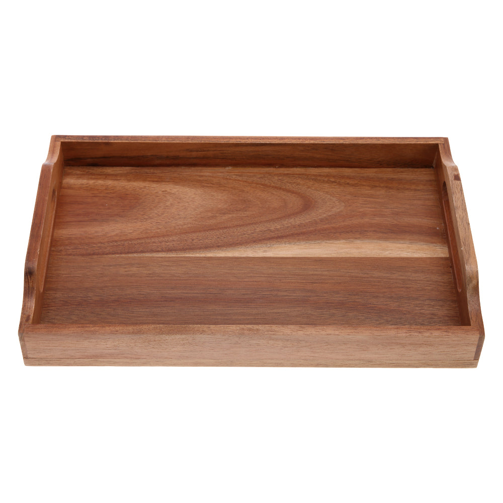 Rectangular Wooden Tray with Handles 40 cm - Vague