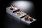 Acrylic Dessert Display Set/3 Bark Silver - Vague