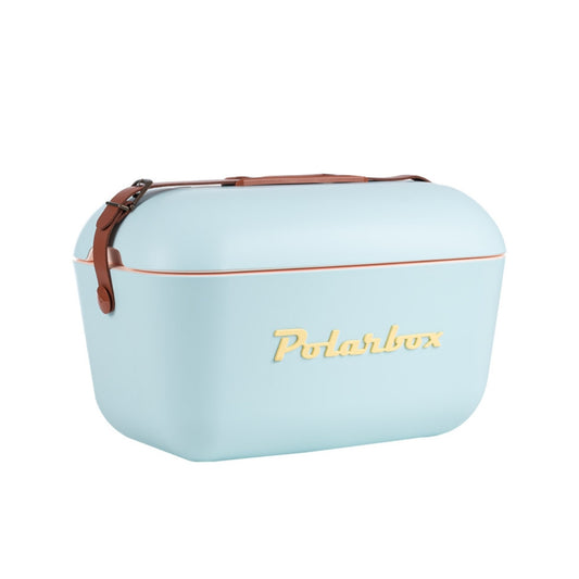 12 Liters Classic Cooler Box Sky Blue /Yellow - Polarbox