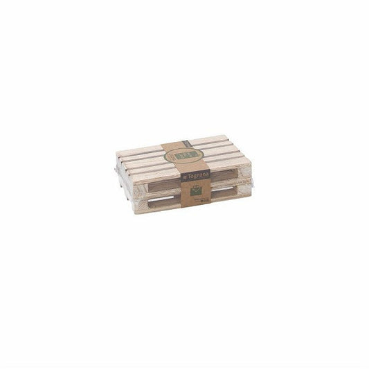 2 Set Of Wooden Coasters 12*8cm Natural Love- Tognana