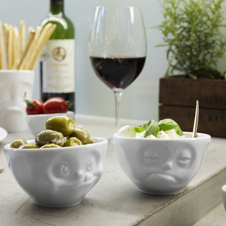 200ml Bowl set no.3 “Tasty & Snoozy” White- 58Products