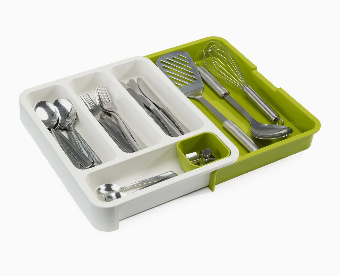 DrawerStore™ Expandable Cutlery Tray (Green)- Joseph Joseph