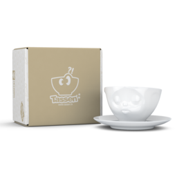 Coffee Cup "Kissing" white, 200ml- 58Products