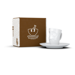 Espresso-Mug with handle "Baffled", 80ml- 58Products
