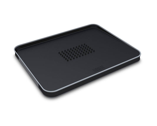 Cut&Carve™ Plus Chopping Board (Black)- Joseph Joseph