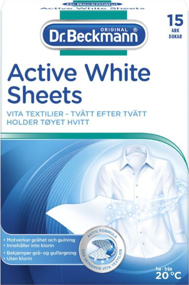 Active White Sheets (15 sheets)- Dr. Beckmann