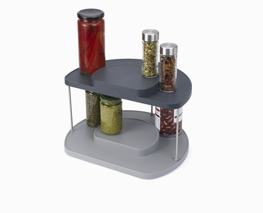 CupboardStore™ 2-tier Rotating Organiser- Joseph Joseph