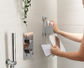 EasyStore™ Compact Shower Shelf with Adjustable Mirror- Joseph Joseph