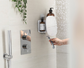 EasyStore™ Compact Shower Shelf with Adjustable Mirror- Joseph Joseph