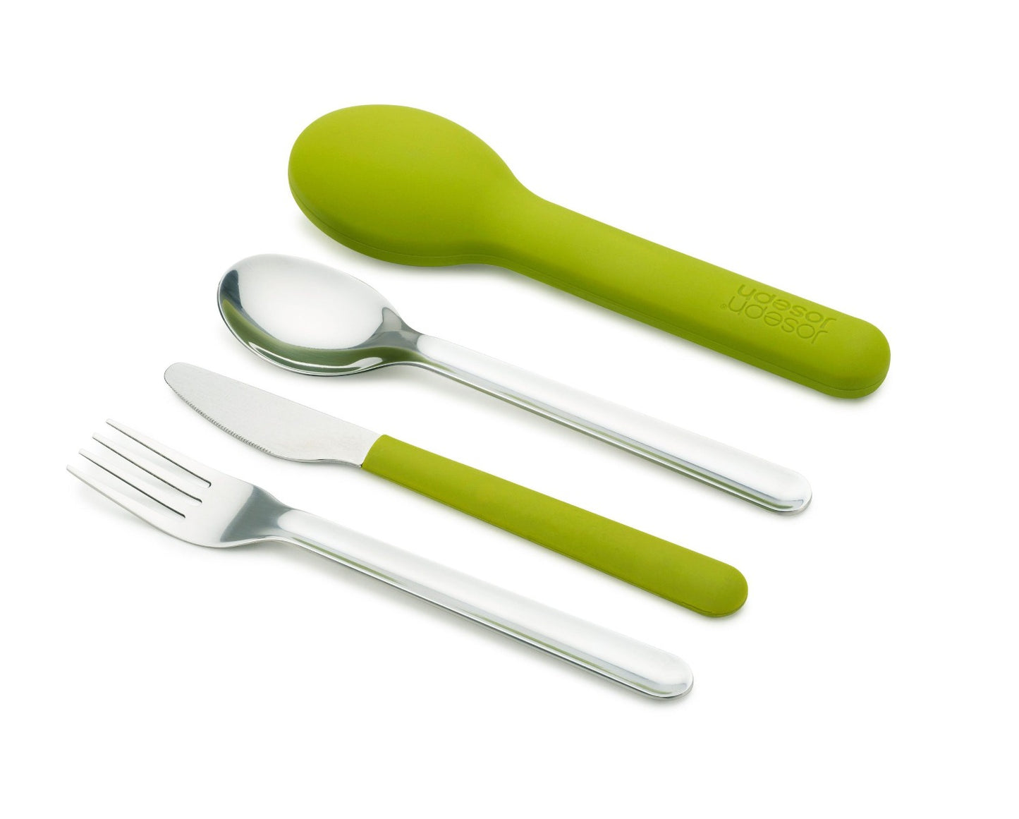 GoEat™ On-the-go Cutlery Set (Green)- Joseph Joseph