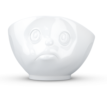 500ml Bowl "Sulking" in White- 58Products