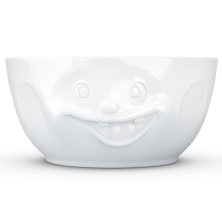 2600ml XXL Bowl "Crazy" in White- 58Products