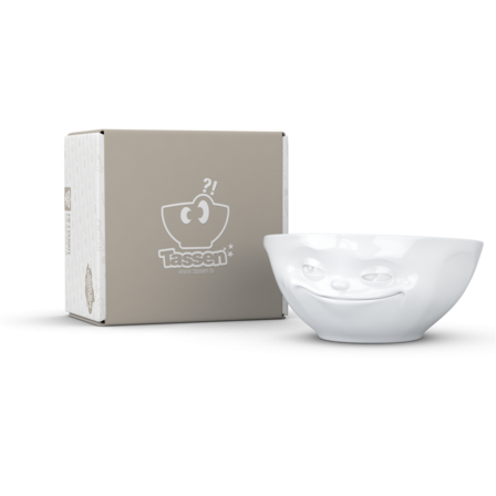 350ml Bowl "Grinning", White- 58Products