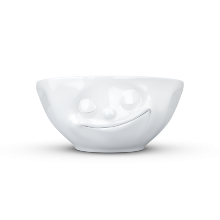 350ml Bowl "Happy", White- 58Products