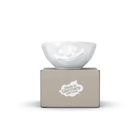 350ml Bowl "Happy", White- 58Products