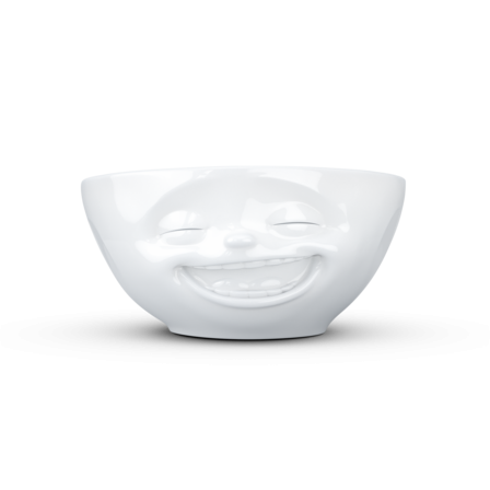 350ml Bowl "Laughing", White- 58Products
