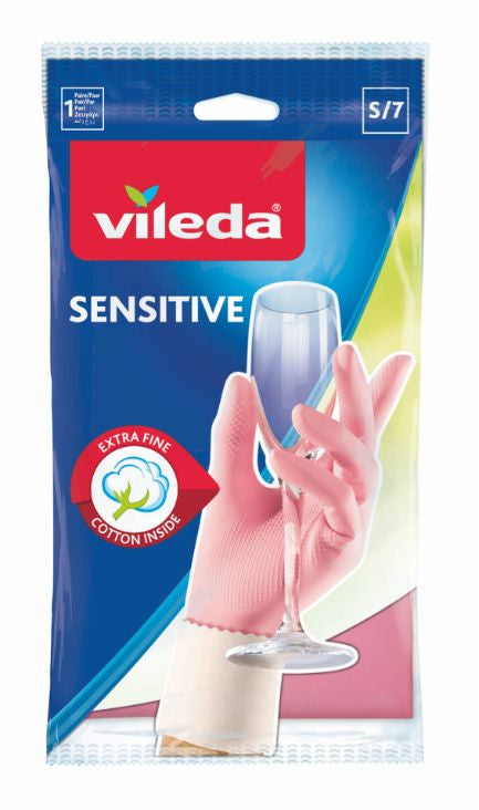 Sensitive Gloves (Medium)- Vileda